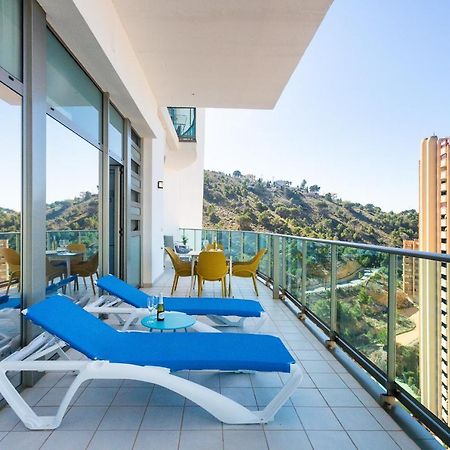 Skyline 10 Gran Terraza Privada Con Vistas Espectaculares Apartman Benidorm Kültér fotó